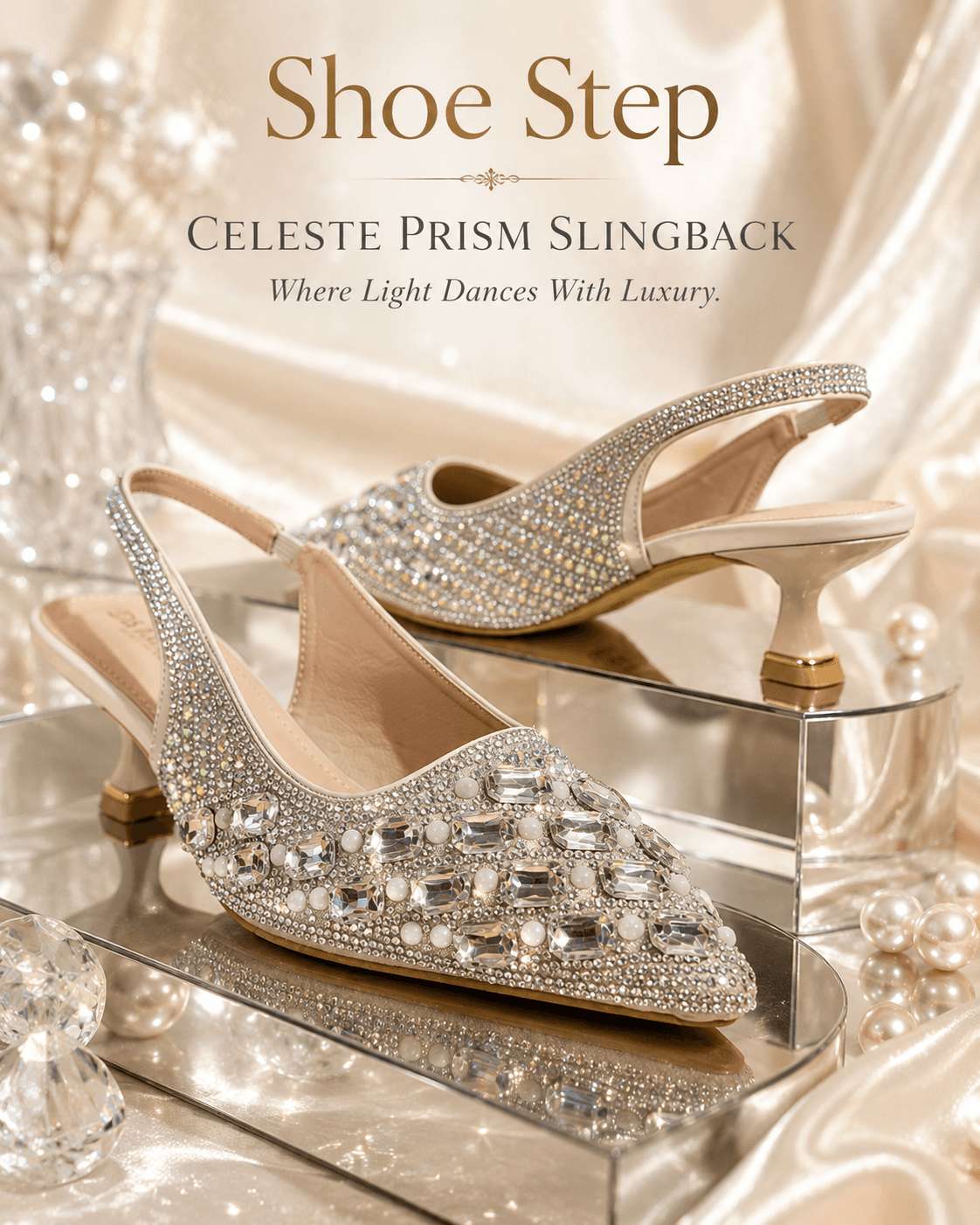 Prism Stone Slingback in Premium color
