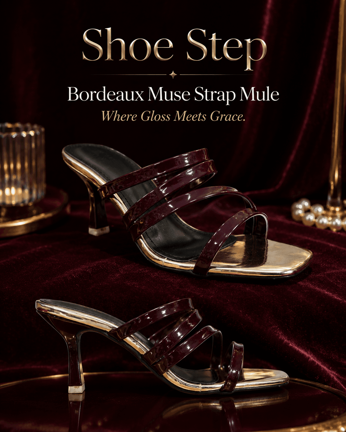 Muse Strap Mule in Premium color